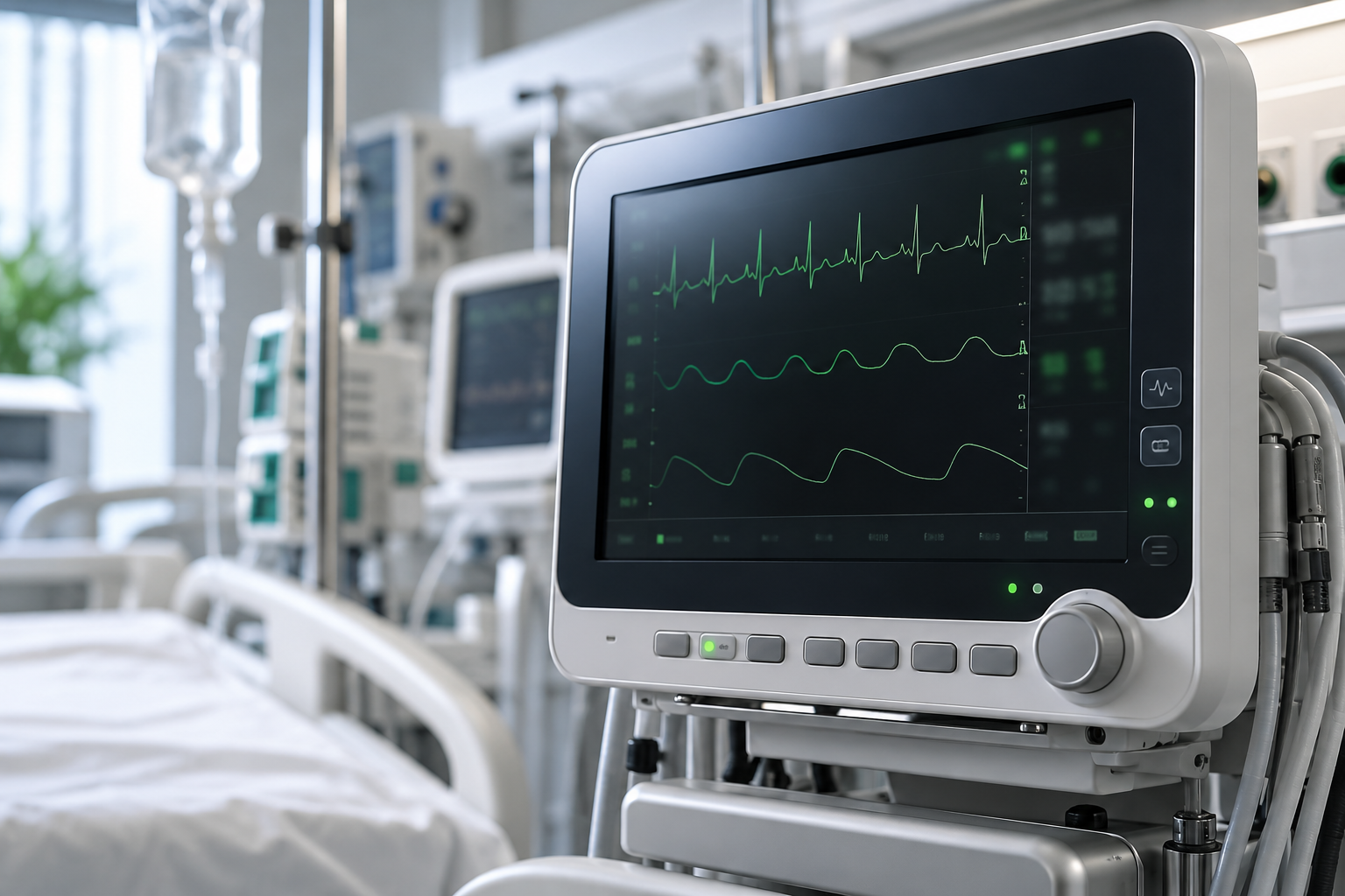 Illustrative clinical monitoring equipment