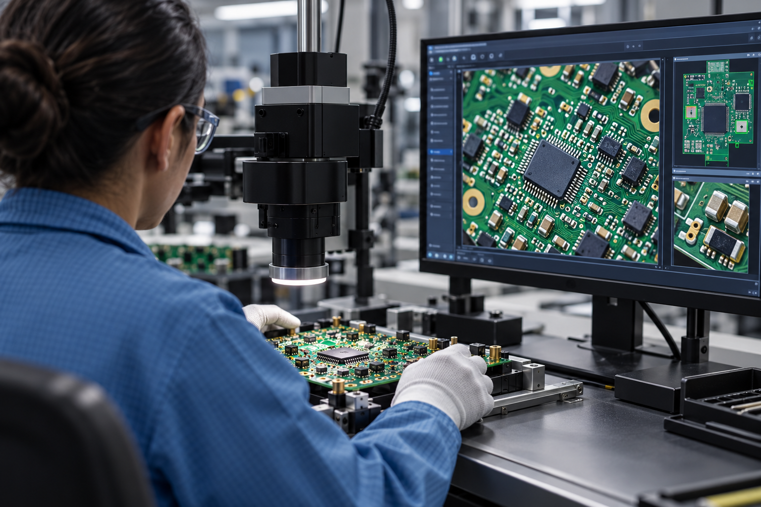 Electronic circuit board inspection