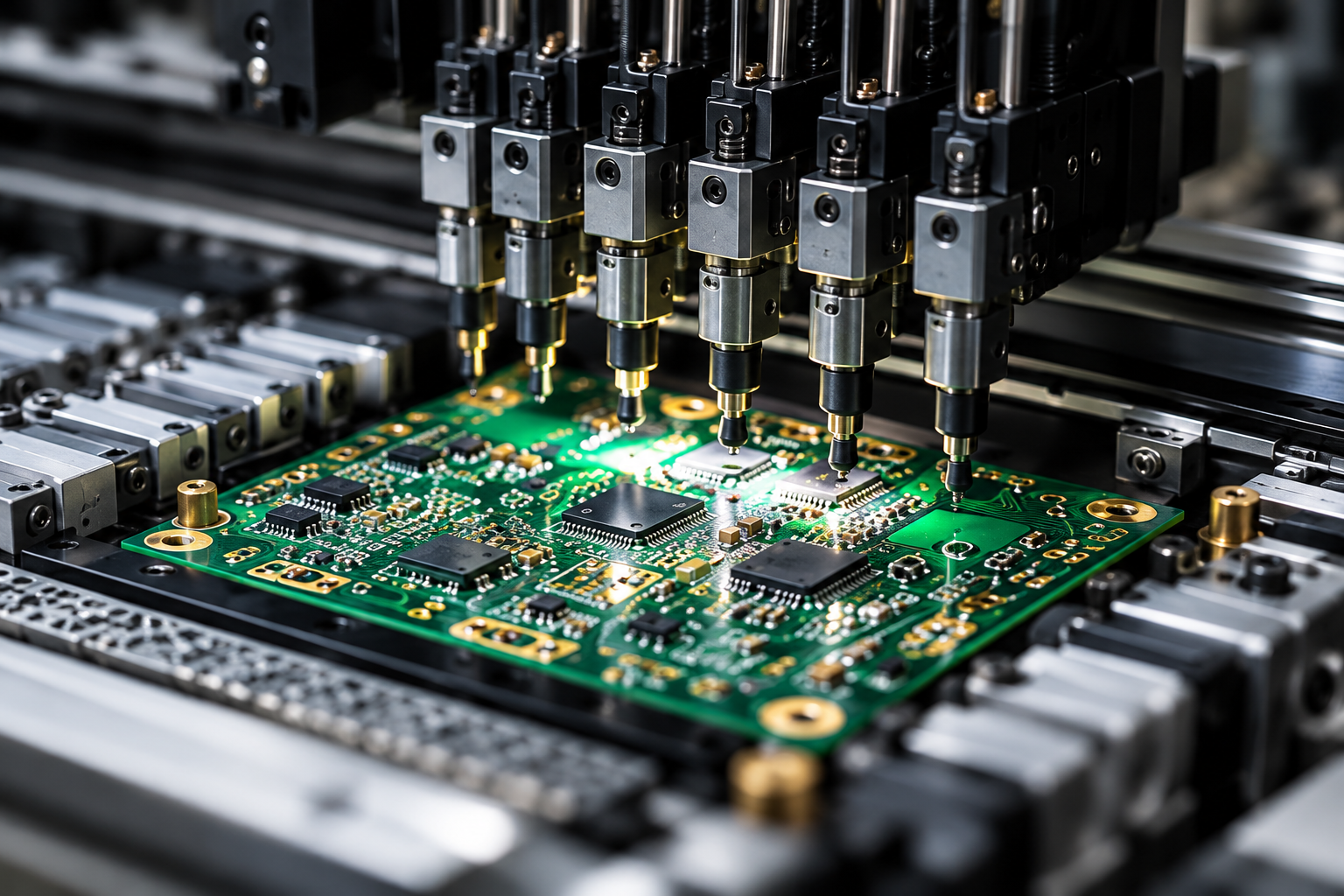 Illustrative automated component placement equipment